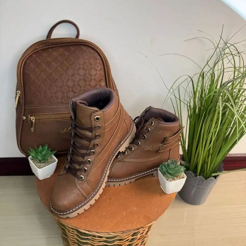 COMBO DAMA BOLSO - BOTIN VÉLEZ