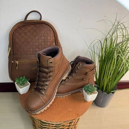 COMBO DAMA  BOLSO - BOTIN VÉLEZ
