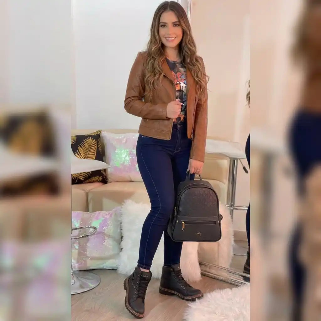 COMBO DAMA  BOLSO - BOTIN VÉLEZ
